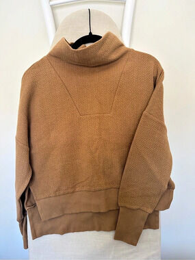 CALLA Cowl Neck Sweater in Brown Size XS Like New